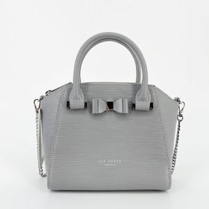 Ted Baker Ddella Bow Leather Micro Tote Bag